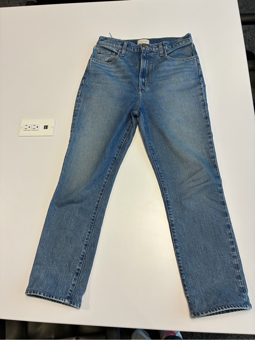 Favorite Daughter Boyfriend Jeans - Light Blue Denim